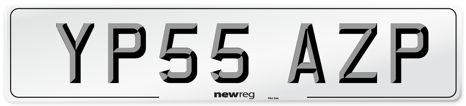 YP55 AZP Number Plate from New Reg